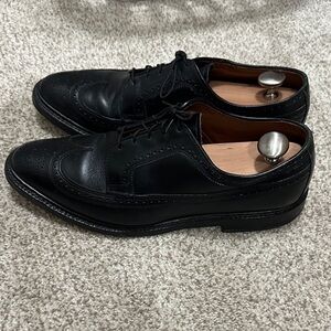 Allen Edmonds Men’s Size 12 Classic Black Dress Shoes Wingtip Brogues Sz 12